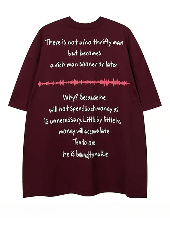 Dark Hip Hop Loose Short Sleeve T-Shirt