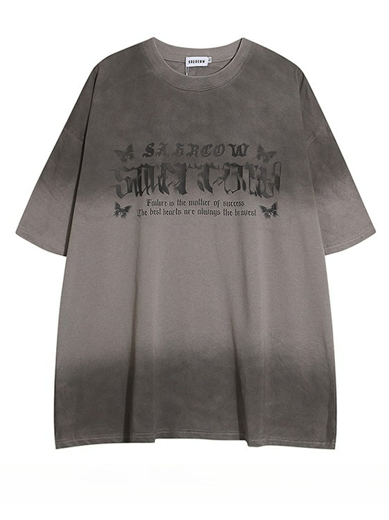 Butterfly Print Short-sleeved T-shirt