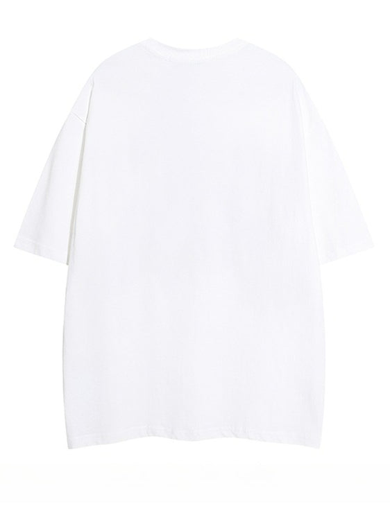 Hiphop Loose Graffiti Short Sleeve T-Shirt