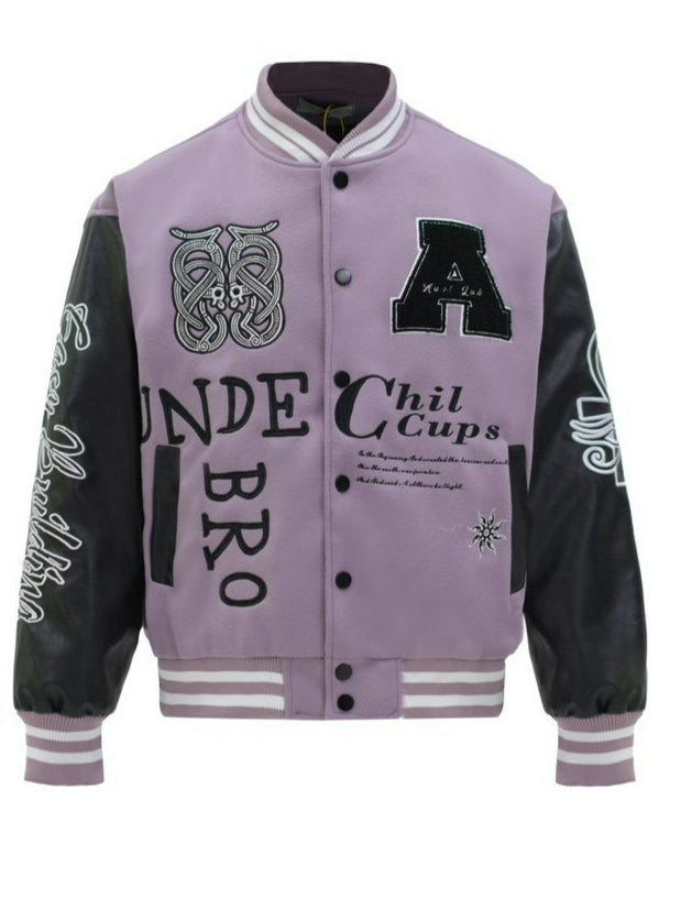 Vintage Embroidered Baseball Jacket