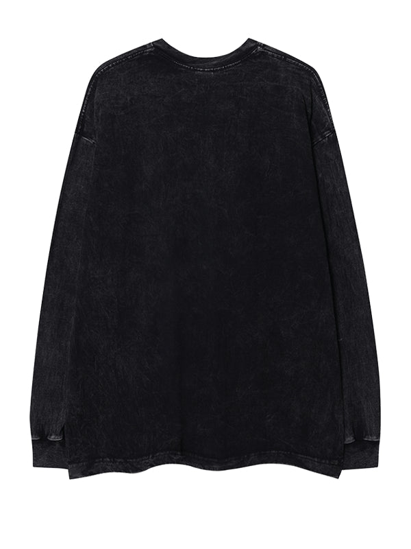 Star Sports Cotton Oversize Loose Long Sleeves T-shirt