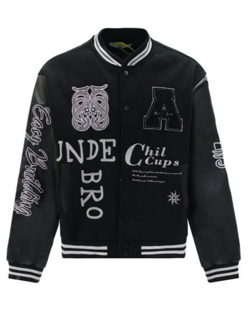 Vintage Embroidered Baseball Jacket