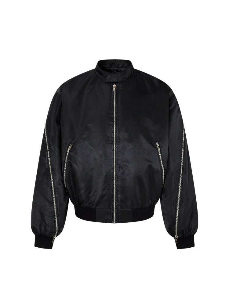 Vintage Zip Pilot Cotton Jacket