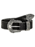 Crocodile Pattern Black Belt