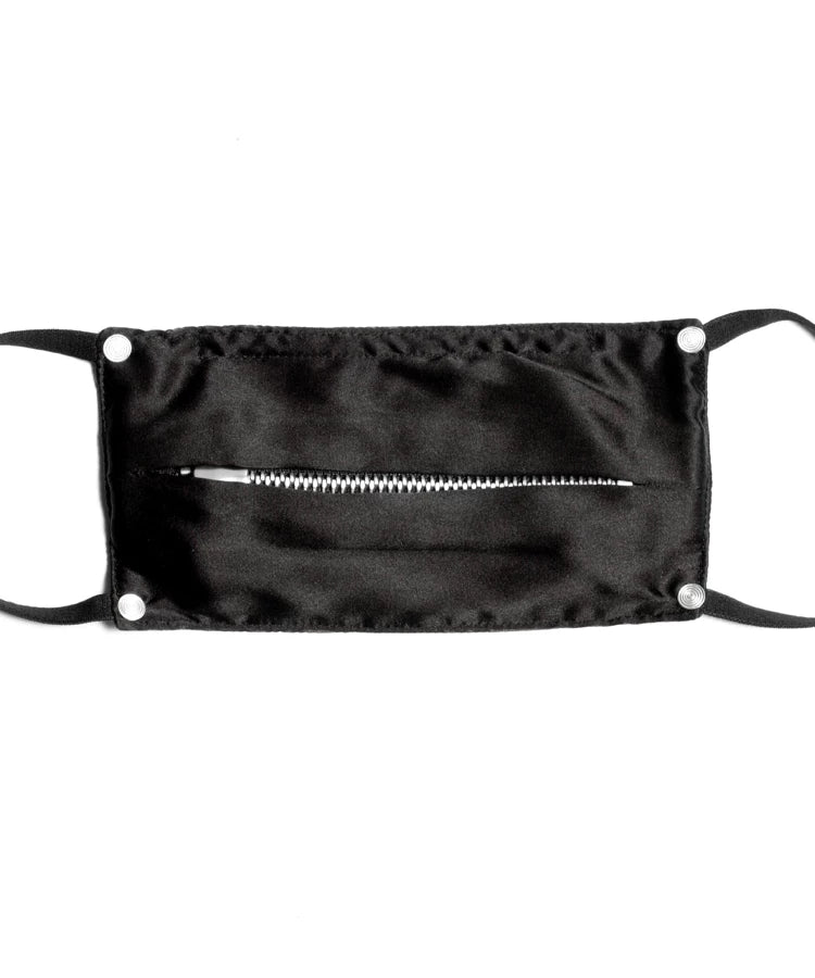 Zipper Black Mask