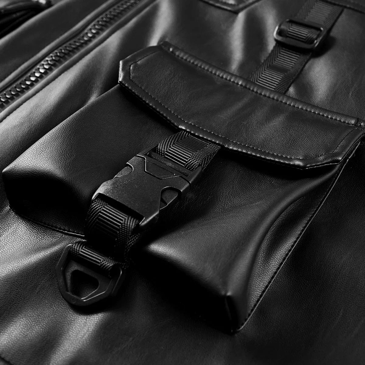 Motorcycle Suit Loose Pilot Leather Jacket