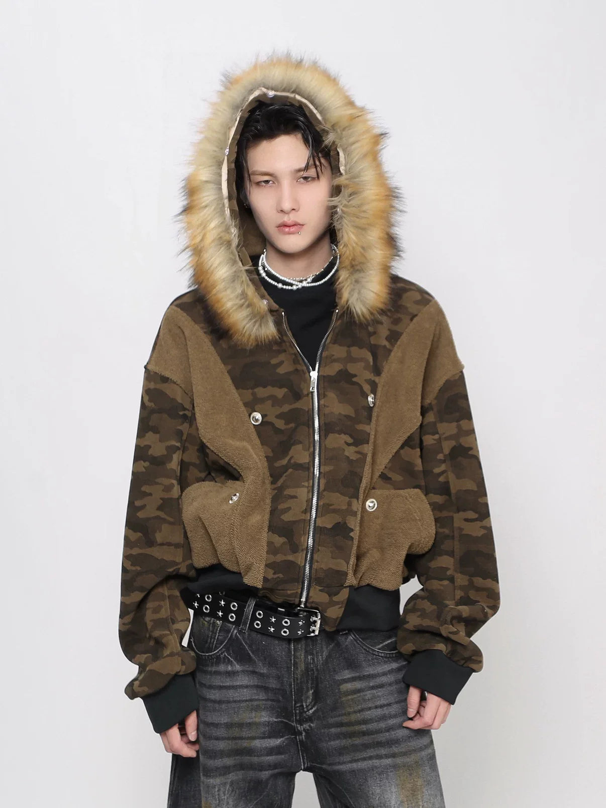 Fur Collar Cotton Jacket Winter Plush Short Jacket