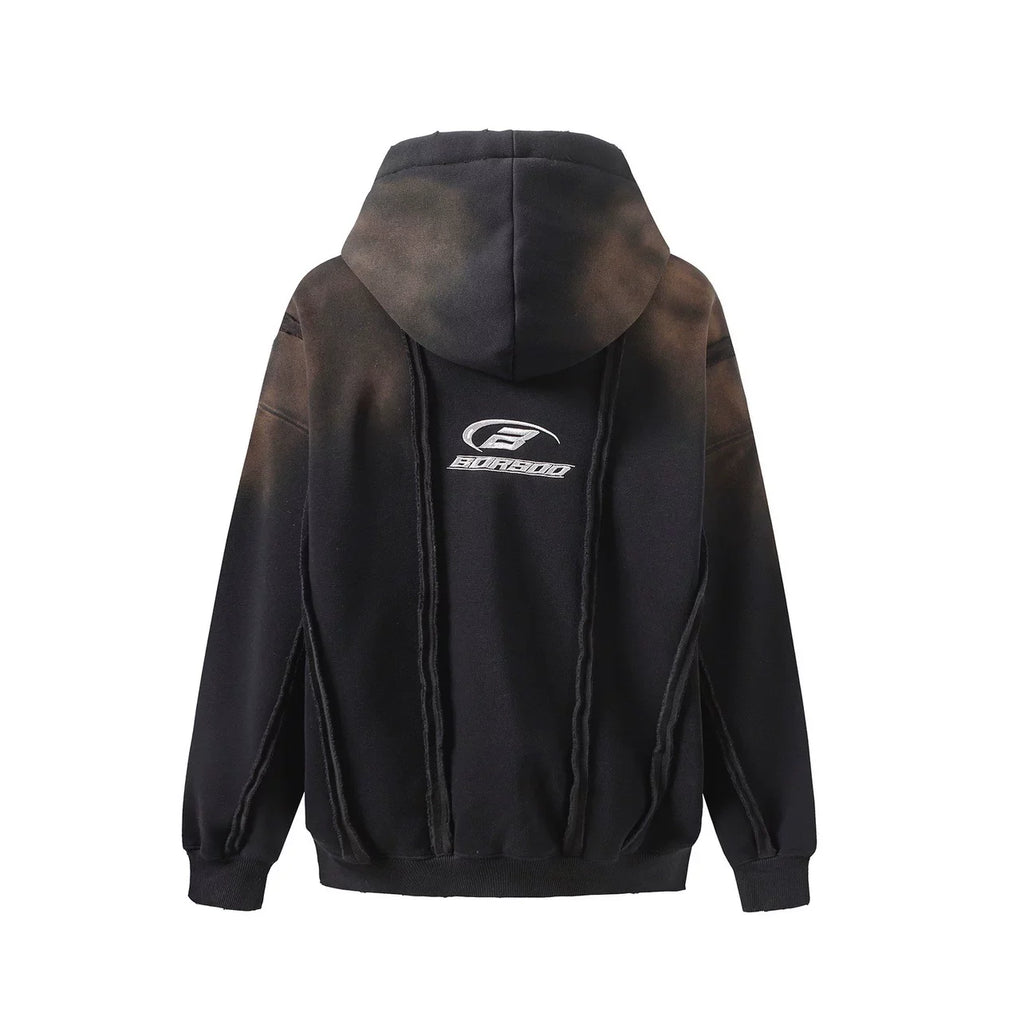 Vintage Zip Hooded Coat