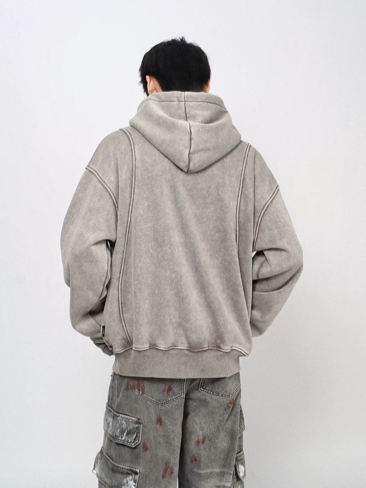 Splicing Fleece Hoodies