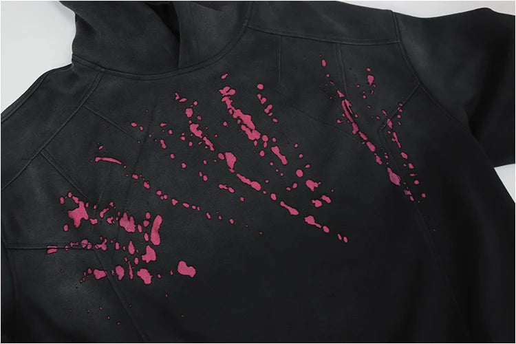 Paint Holes Hoodies