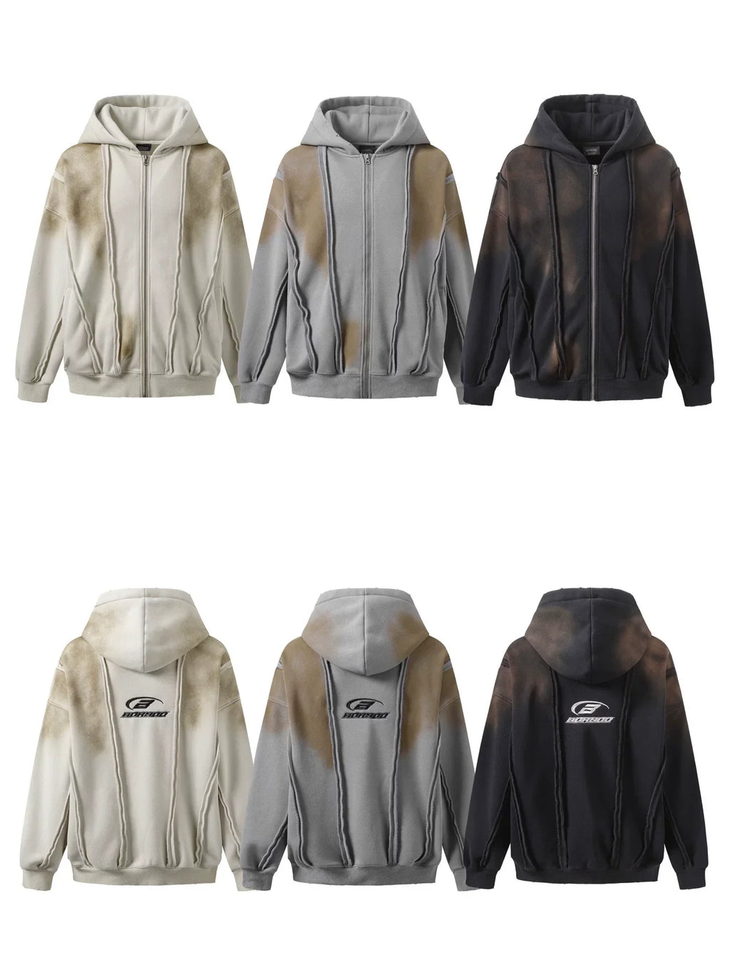 Vintage Zip Hooded Coat