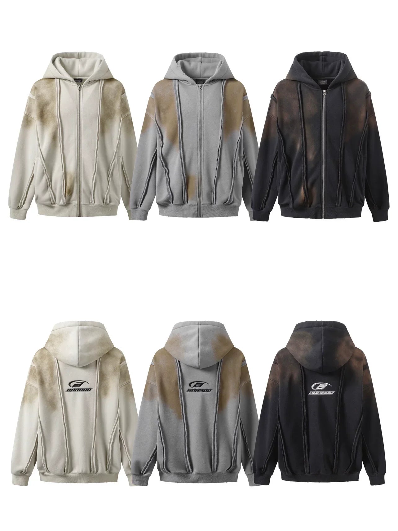 Vintage Zip Hooded Coat