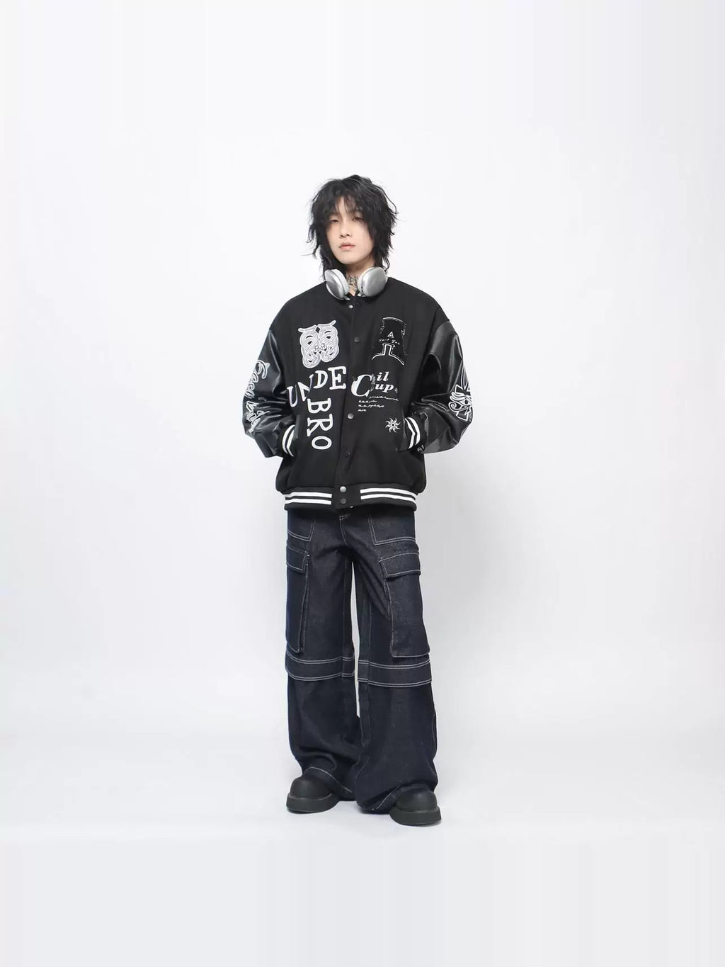 Vintage Embroidered Baseball Jacket