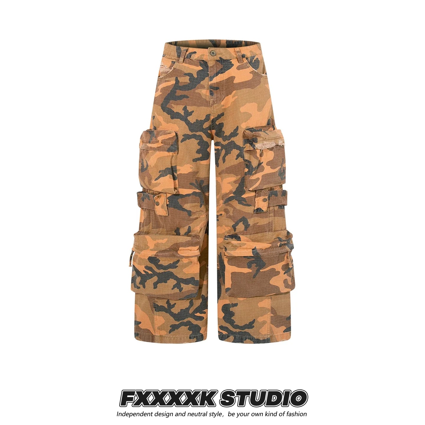 Vintage Camouflage Track Pants