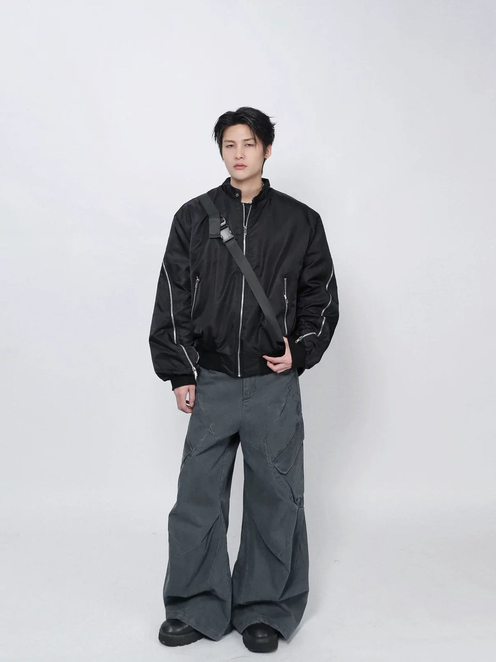 Vintage Zip Pilot Cotton Jacket