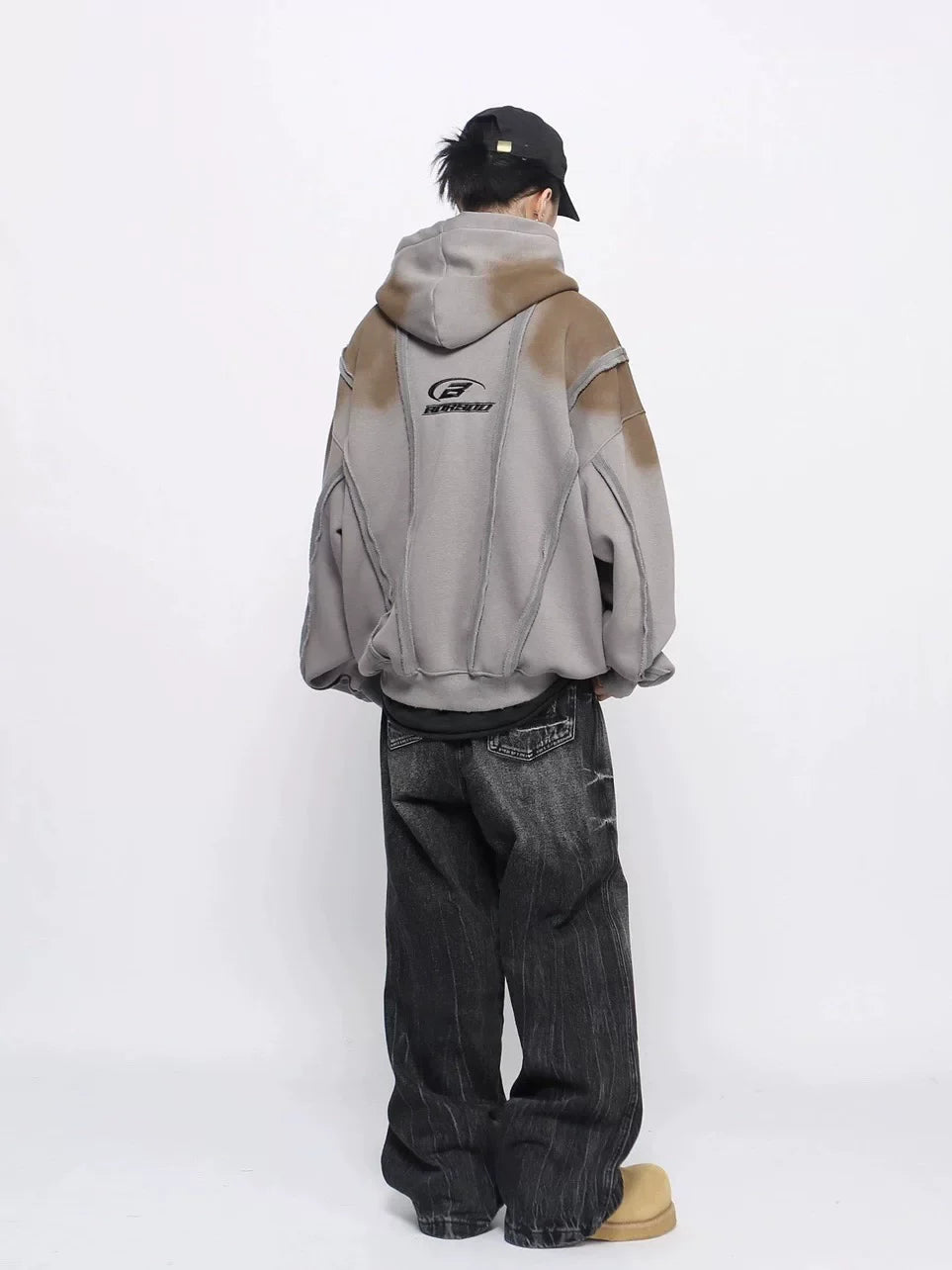 Vintage Zip Hooded Coat