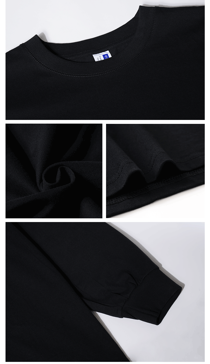 Face Print Cotton Long Sleeve Oversize Top