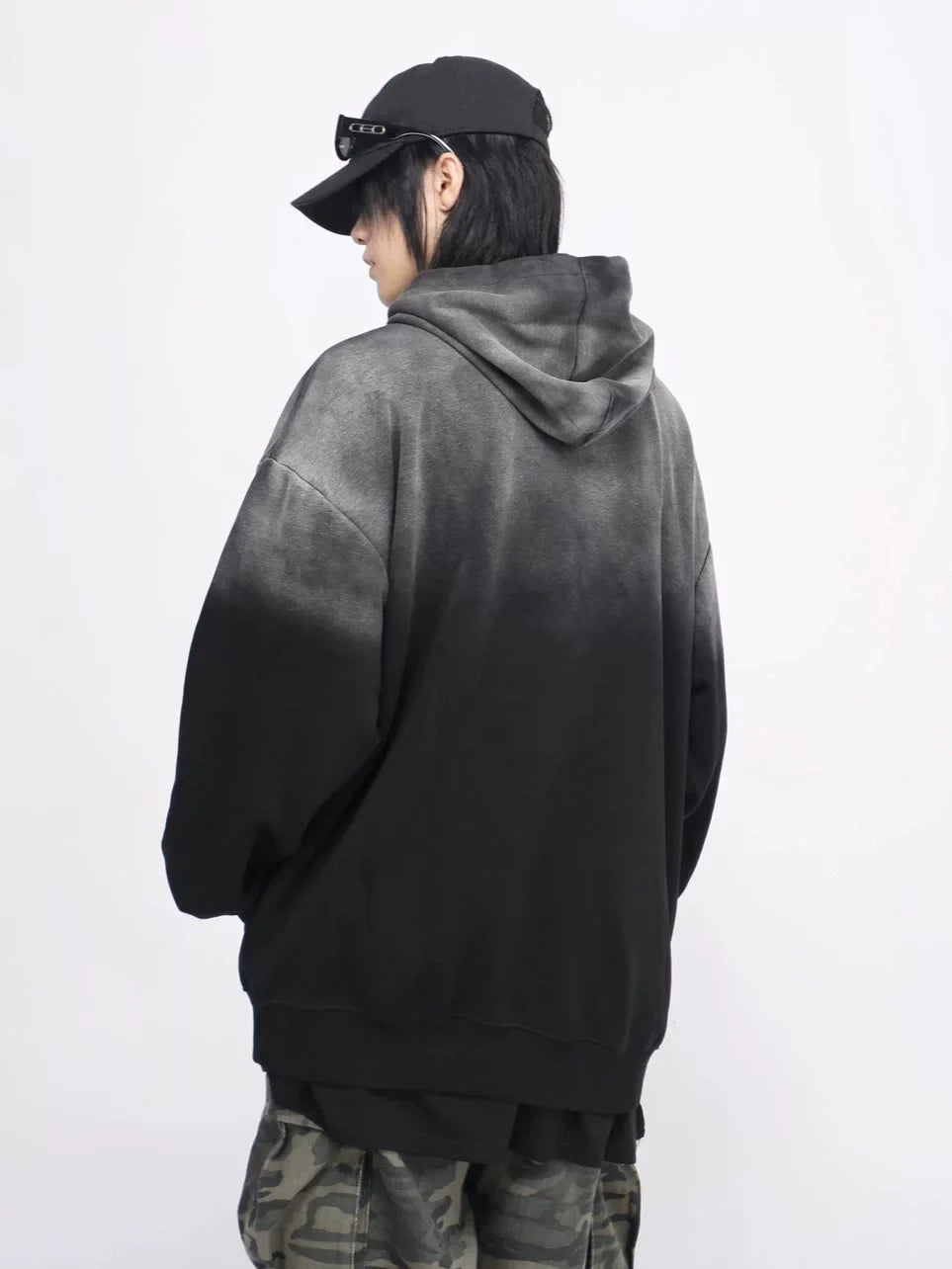 Embroidery Gradient Color Hoodies