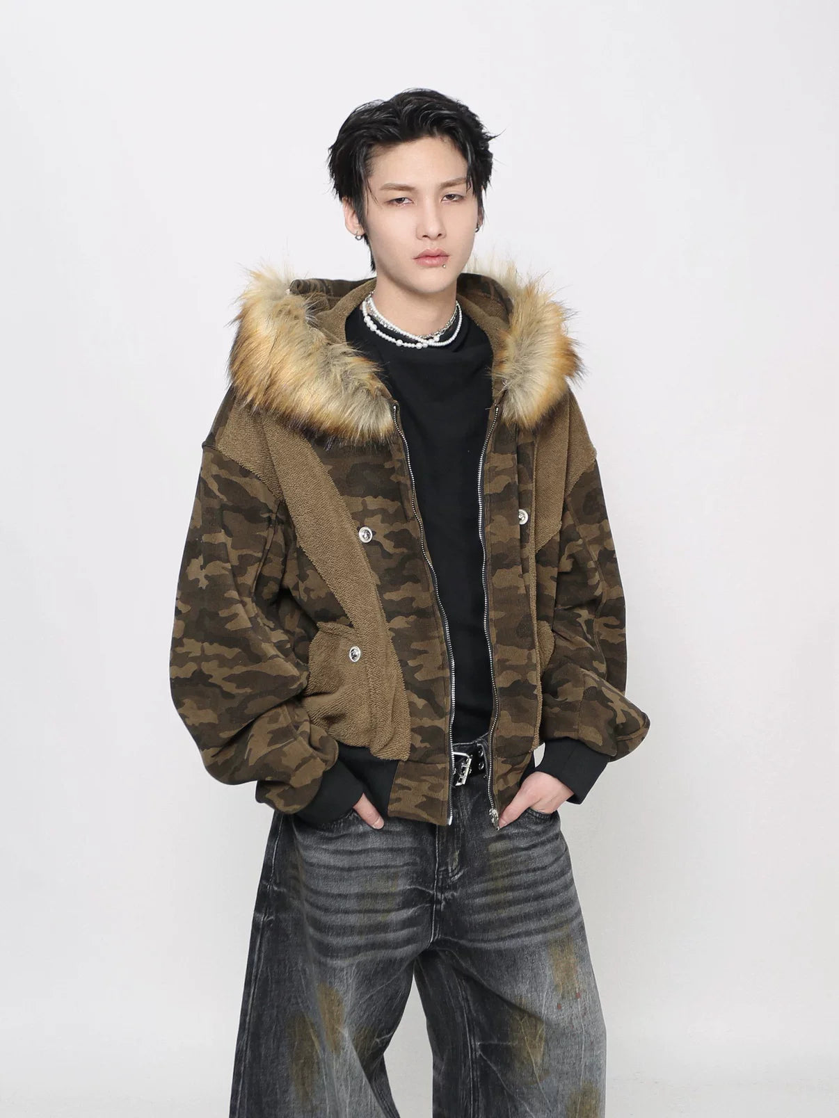 Fur Collar Cotton Jacket Winter Plush Short Jacket