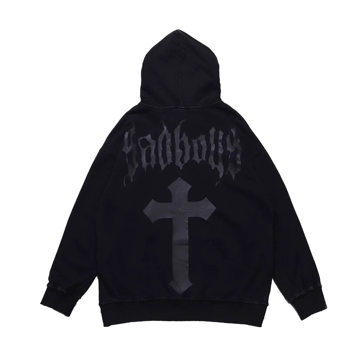 Vintage Gothic Cross Print Hoodies