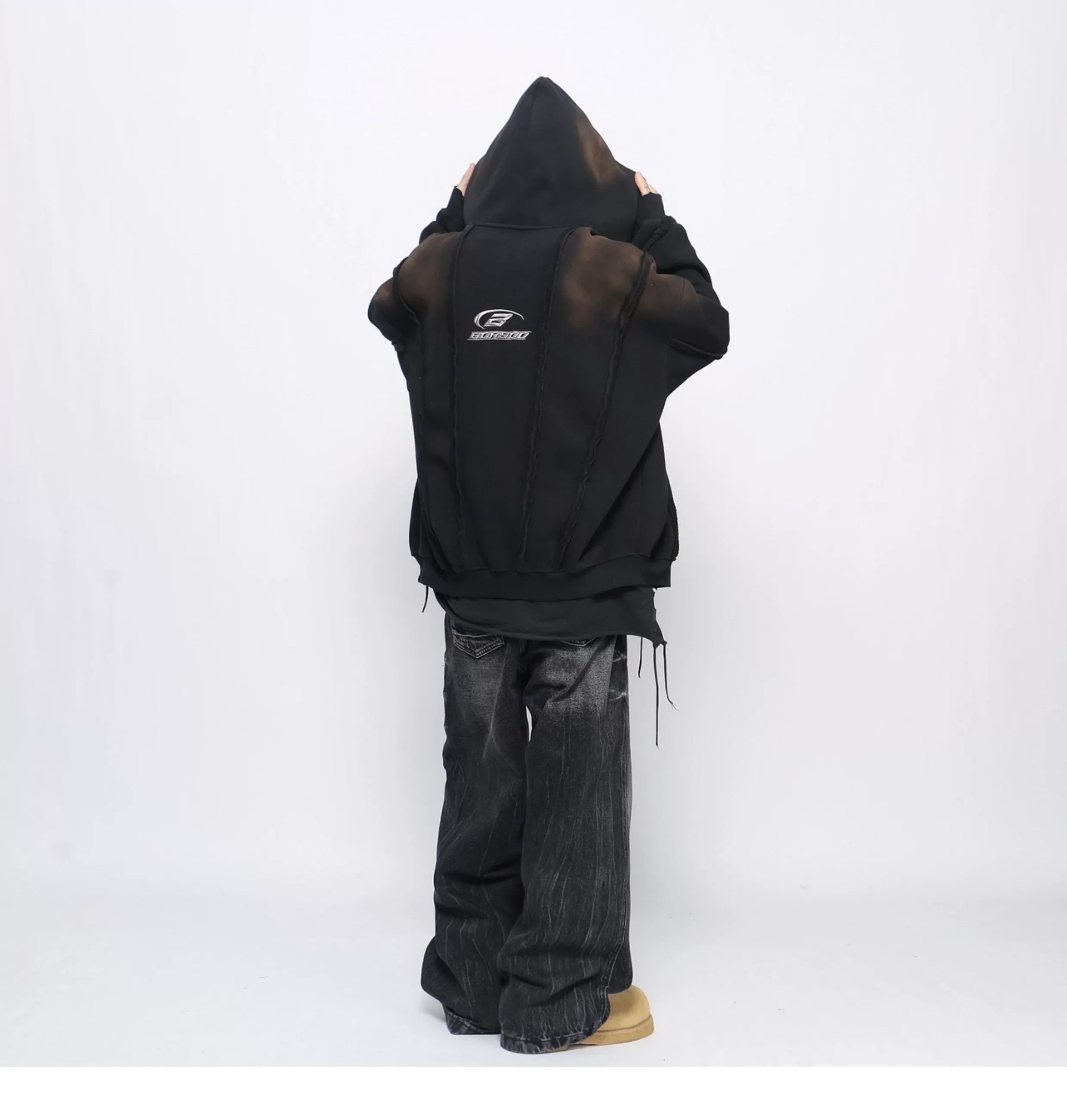 Vintage Zip Hooded Coat