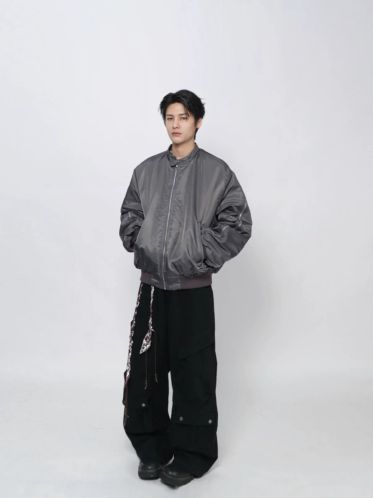 Vintage Zip Pilot Cotton Jacket