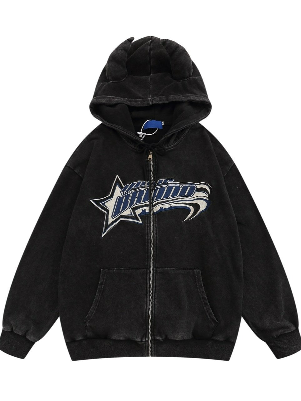 Vintage Demon Hooded Cardigan