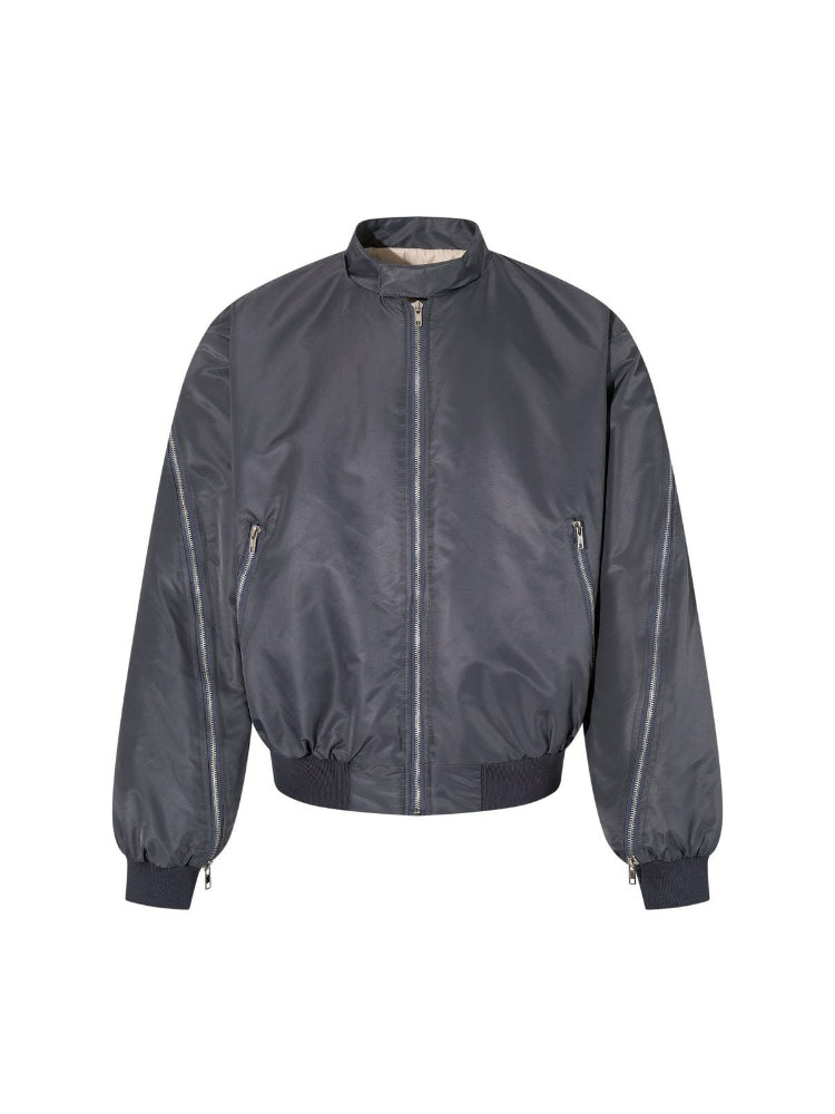 Vintage Zip Pilot Cotton Jacket