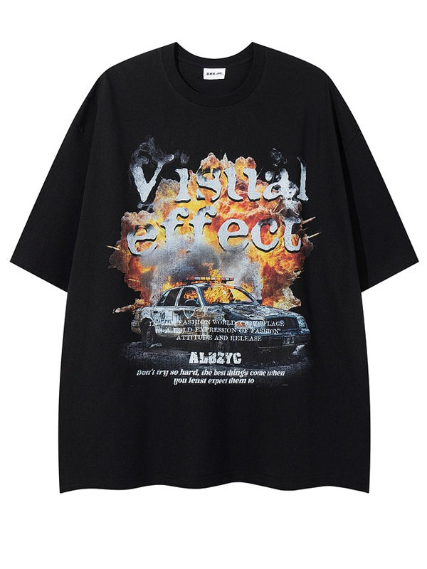 Hiphop Explosive Short Sleeve T-Shirt